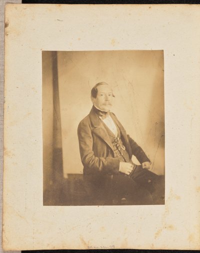 [Retrato de estudio de un hombre] de Jakob Höflinger