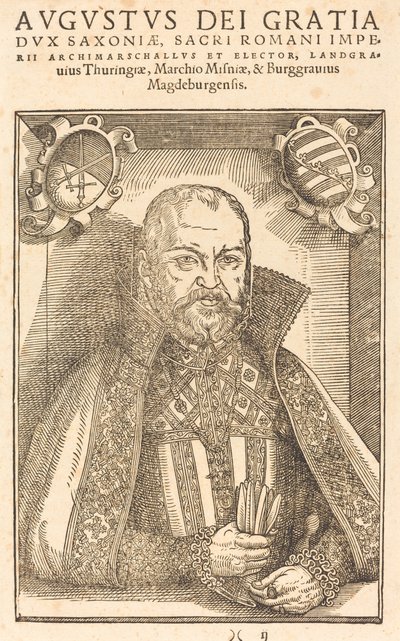 Augustus Hertzog de Sajonia de Jakob Lucius the Elder