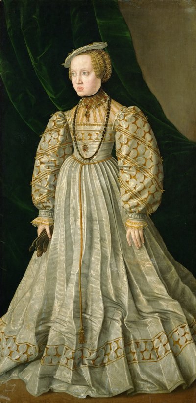 Archiduquesa Ana de Austria 1528-1590, hija del emperador Fernando I de Jakob Seisenegger