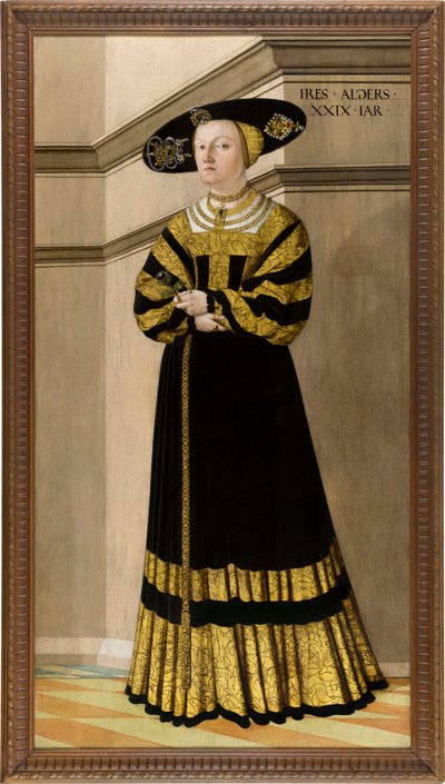Retrato de Anna von Rosental, 1529 de Jakob Seisenegger