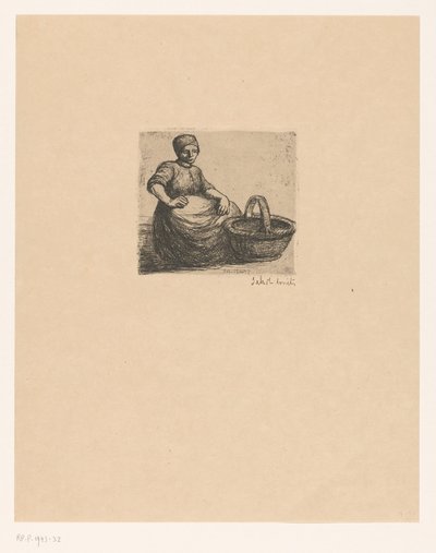 Campesina con cesta
Esposa del granjero (título en el objeto) de Jakob Smits (signed by artist)