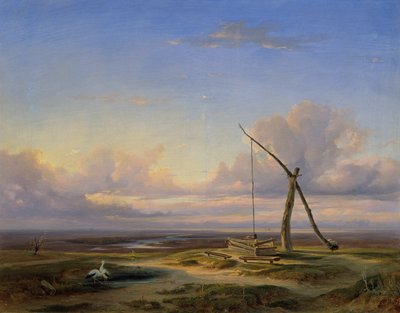 Puszta en Ungarn de Jakob Waltmann