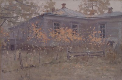Casa de campo en otoño, 1902 de Jakov Jakovlevich Kalinichenko
