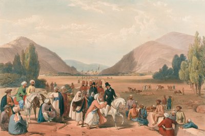 Entrada a Kabul desde Killa-Kazee, c.1840 de James (after) Atkinson