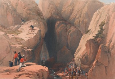 Entrada al Paso Kojak desde Parush, c.1839 de James (after) Atkinson
