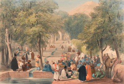La Avenida en la Tumba de Baber de James (after) Atkinson