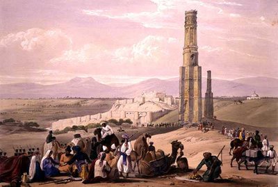 La Fortaleza y Ciudadela de Ghunzee y Los Dos Minaretes, de 
