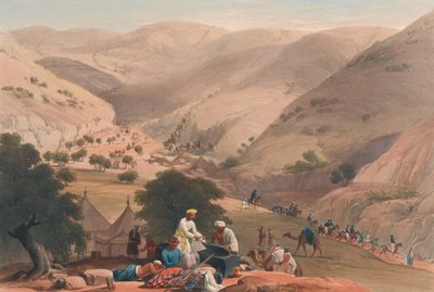 El Tercer Descenso del Paso Koojah, c.1839 de James (after) Atkinson