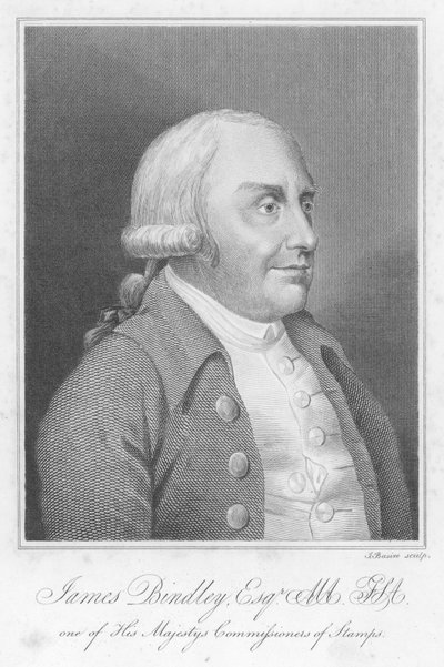 James Bindley, funcionario inglés, anticuario y coleccionista de libros de James (after) Basire