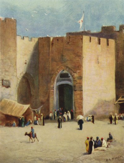 Jaffa; o, "Puerta del Pescado" (litografía a color) de James (after) Clark