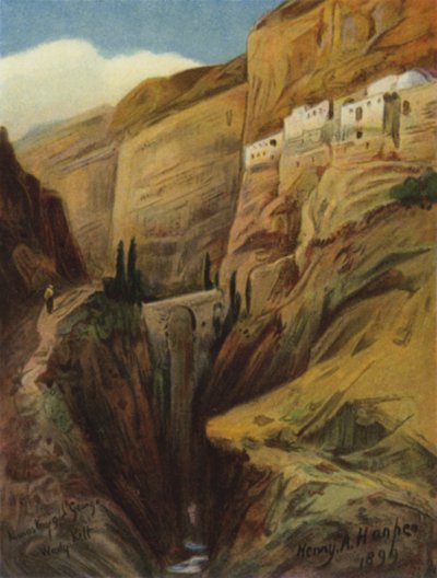 Wady Kelt; o, el arroyo Querit de James (after) Clark