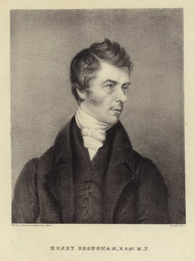 Henry Brougham de James (after) Lonsdale