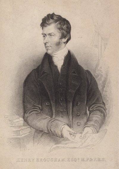 Henry Brougham de James (after) Lonsdale
