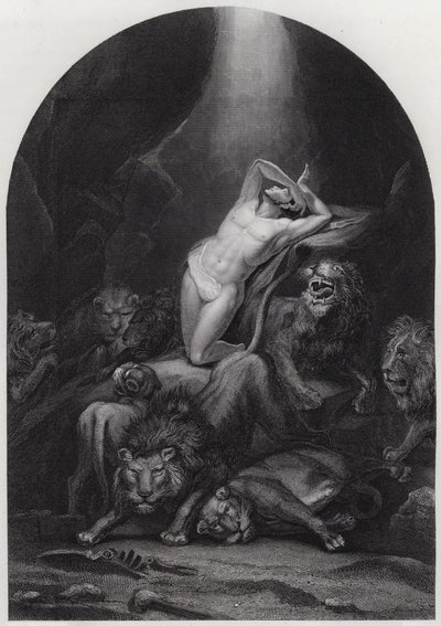 Daniel en el Foso de los Leones de James (after) Northcote