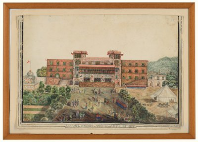 La Maison a Peshawur de Monsieur le General Avitabile, Lugmanee, Khohistan de James (after) Rattray