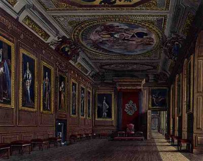 La Cámara de Presencia del Rey, Castillo de Windsor, de 