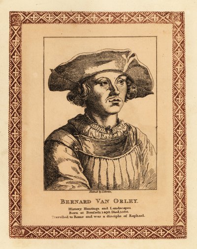 Bernard van Orley, artista flamenco del Renacimiento.1817 (grabado) de James (c.1780 after 1820) Girtin