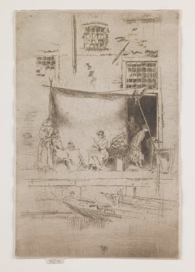 el puesto de frutas de James Abbott McNeill Whistler