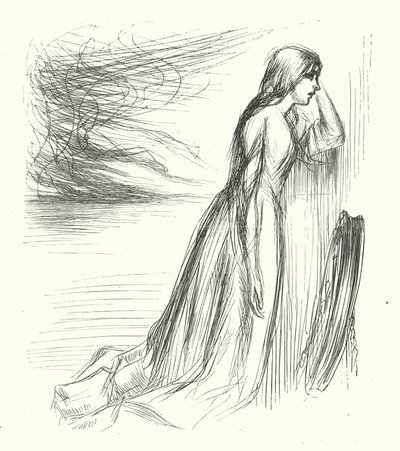 "Dejó su hogar" de James Abbott McNeill (after) Whistler