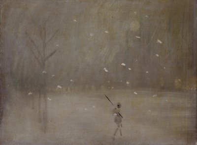 Tormenta de nieve (óleo sobre lienzo) de James Abbott McNeill (after) Whistler