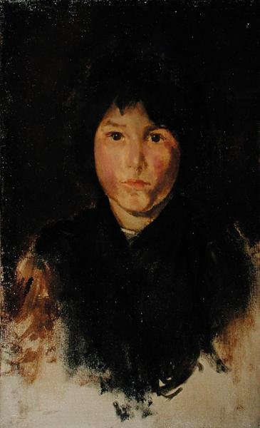 Un niño corso de James Abbott McNeill Whistler