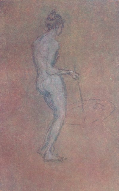 Un Estudio de Desnudo, c1864, 1904 de James Abbott McNeill Whistler