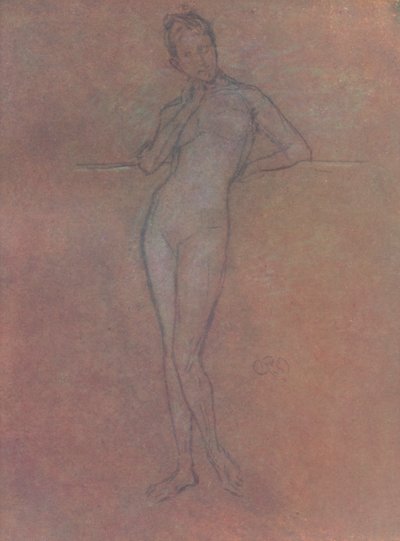 Un estudio de desnudo, c. 1872, 1904 de James Abbott McNeill Whistler