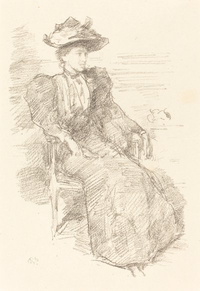 Un retrato: Mildred Howells, 1894-1896 de James Abbott McNeill Whistler