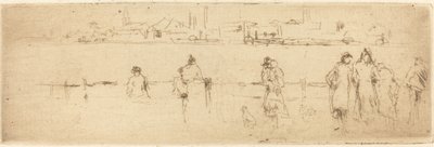 Un boceto en el malecón de James Abbott McNeill Whistler