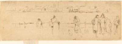 Un Boceto en el Malecón, c. 1884-1886 de James Abbott McNeill Whistler
