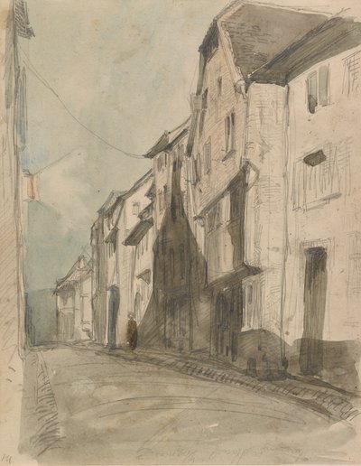 Una calle en Saverne, 1858 de James Abbott McNeill Whistler