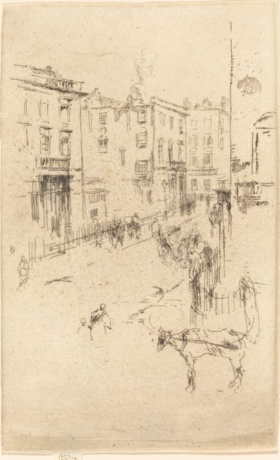 Alderney Street, c. 1880-1881 de James Abbott McNeill Whistler