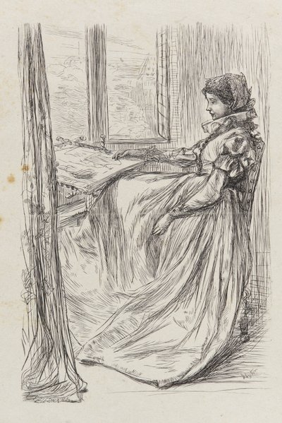 Una ilustración para La mañana antes de la masacre de San Bartolomé, 1862 de James Abbott McNeill Whistler