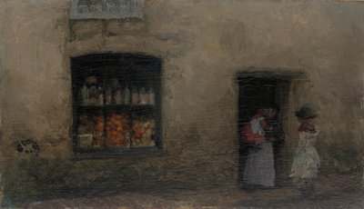 Una nota naranja: Tienda de dulces de James Abbott McNeill Whistler
