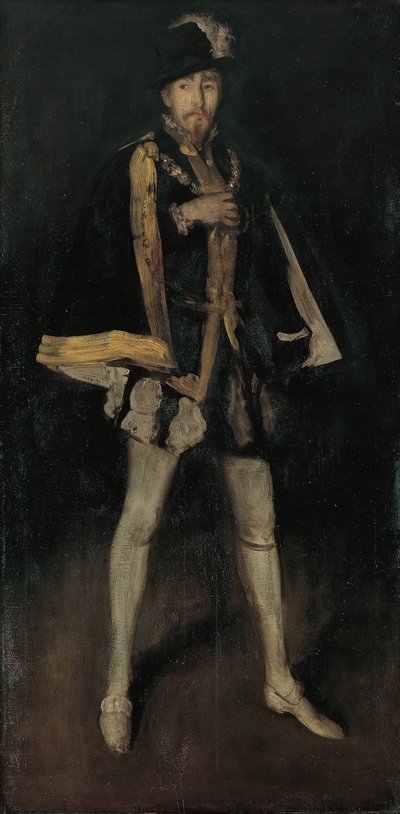 Arreglo en negro, No. 3: Sir Henry Irving como Felipe II de España de James Abbott McNeill Whistler