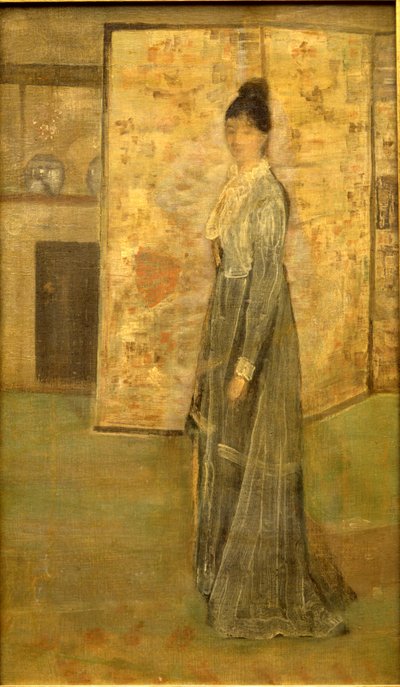 Arreglo en color carne y gris: La pantalla china de James Abbott McNeill Whistler