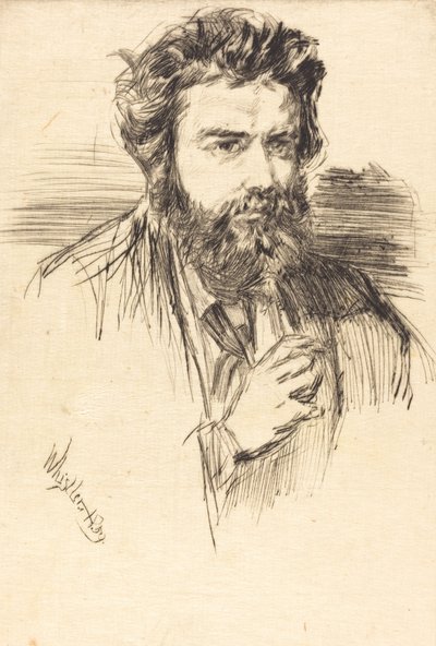 Astruc, Un Hombre de Letras, 1859 de James Abbott McNeill Whistler