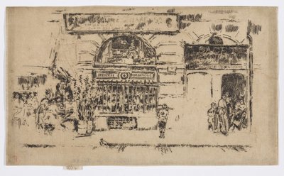 Atelier de Bijouterie, c.1892-93 (aguafuerte; tinta sobre papel) de James Abbott McNeill Whistler