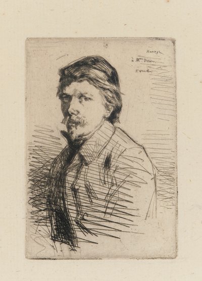Auguste Delatre, 1858 de James Abbott McNeill Whistler