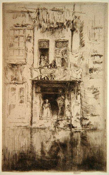 Balcón, Ámsterdam de James Abbott McNeill Whistler
