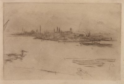 Mañana en Battersea, 1875 de James Abbott McNeill Whistler