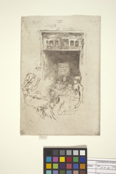 Tirabuzones (grabado) de James Abbott McNeill Whistler