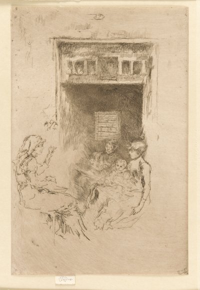 Ensartadores de cuentas, 1879-1880 de James Abbott McNeill Whistler