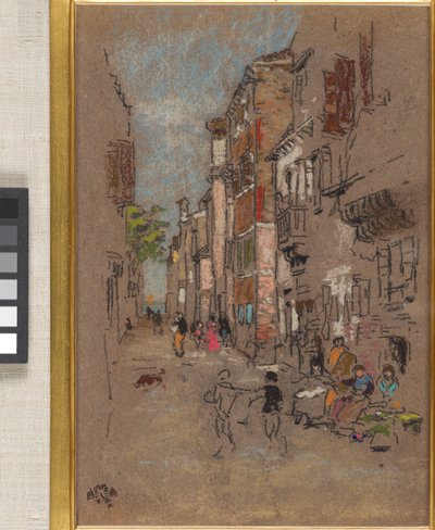 Detrás del Arsenal de James Abbott McNeill Whistler