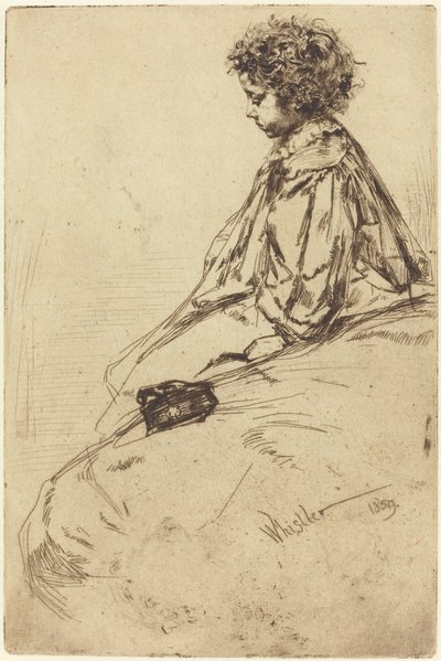 Bibi Lalouette, 1859 de James Abbott McNeill Whistler