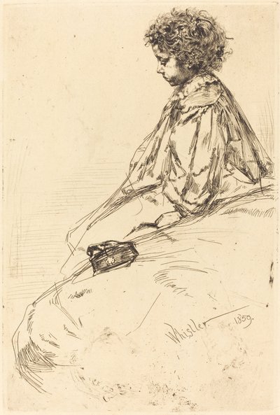 Bibi Lalouette, 1859 de James Abbott McNeill Whistler