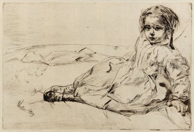 Bibi Valentin, 1859 de James Abbott McNeill Whistler