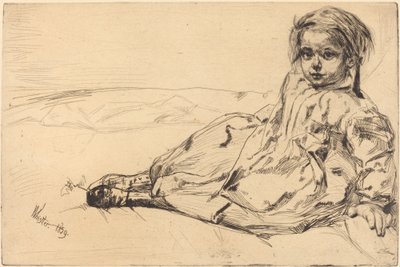 Bibi Valentin de James Abbott McNeill Whistler