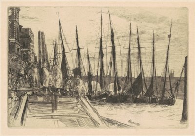 Billingsgate, 1859 de James Abbott McNeill Whistler
