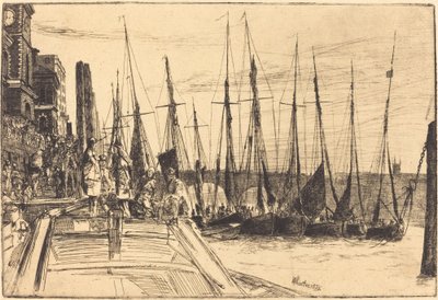 Billingsgate, 1859 de James Abbott McNeill Whistler
